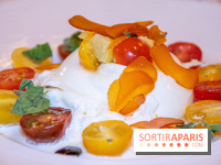 Restaurant Conti burrata tomates poutargue