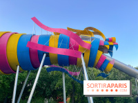 Le Jardin du Dragon, l'aire de jeux colorée au parc de la Villette