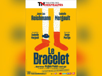Jean-Luc Reichmann et Isabelle Mergault sur scène pour "Le bracelet" au Théâtre des Nouveautés dès Février 2024 à Paris
