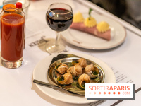 Le Bouillon Julien, la brasserie au sublime décor art nouveau, son menu et ses plats -  escargots de Bourgogne