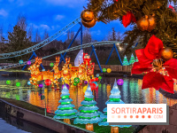 Noël au Parc Astérix 2023, sentier de lumières et patinoire - IMG 5081