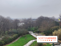 Visuel Paris 20e - parc de Belleville hiver