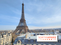 Visuel Paris 15e - Tour Eiffel hiver toits paris