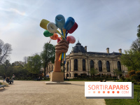 Visuel Paris 8e - printemps Jeff Koons jardin Champs Elysées