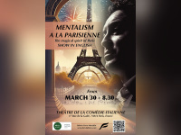 Mentalism à la parisienne, le spectacle en anglais de Fabrice Ferra 