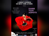 Spectacle de danse: "L'Orient-Express de New York à Paris" le 5 mai à 18h au Mandapa