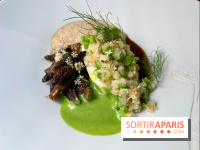 Auguste - Turbot, petits pois, tourteau