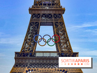 Tour Eiffel anneaux jeux olympiques Paris 2024