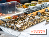 Le Brunch à volonté du belvédère au Domaine de la Corniche dans les Yvelines - photos -  huitres