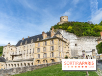 Le Château de la Roche Guyon, le château troglodyte dans le Val-d'Oise - 95 -  vue façade