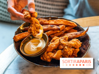 Brunch du Vesper Paris 7e - buffet à volonté et plats à table -  poulet frit - menu enfant