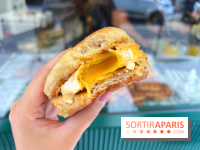 Maurice Sfez Café - Egg and cheese sandwich