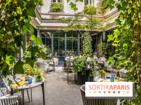 La terrasse cachée du Burgundy pour déjeuner au soleil dans le 8e -  A7C8455