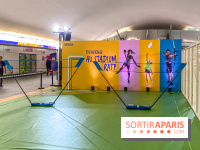 JO de Paris 2024 : animations sportives Stadium RATP à la station Auber - IMG 9273