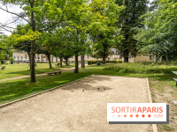 Le brunch à volonté exceptionnel de la Maison du Val à Saint-Germain-en-Laye dans les Yvelines - 78  -  terrain de pétanque