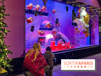 Les vitrines de Noël 2024 des Galeries Lafayette Haussmann avec Vianney et Kevin Germanier - image00057