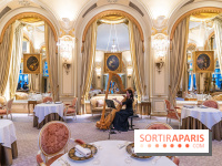 Le tea time Impérial de Noël du Ritz Paris, l'expérience exceptionnelle - les photos -  salon Marie-Louise - harpe