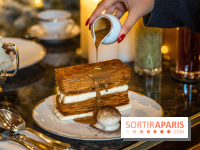 Le salon de thé de Noël du George V pour une pause gourmande - les photos  -  millefeuille
