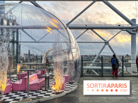 Bulle de rêves : la terrasse d'hiver du restaurant George au sommet du Centre Pompidou