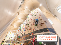 Climbing District Sèvres-Lecourbe, la salle d'escalade dans l'ancienne église Sainte-Rita dans le 15e -  A7C2049