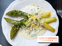 Le Cochon à l'Oreille - Asperges, sauce mimosa