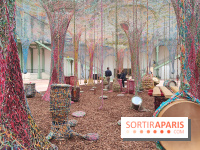 Ernesto Neto tisse une nouvelle installation monumentale gratuite au Grand Palais, nos photos
