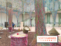 Ernesto Neto tisse une nouvelle installation monumentale gratuite au Grand Palais, nos photos