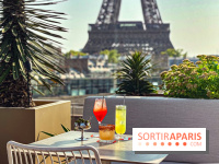 Bar Les Ombres : cocktails & tapas sur le rooftop du Musée du Quai Branly avec vue sur la tour Eiffel