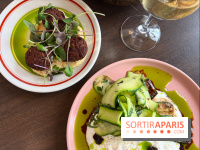 Comptoir Lazu - Courgettes crues et cuites, stracciatella