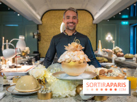Les bûches et créations de Noël et fêtes de Ladurée 2025