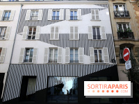 Daniel Buren et Miles Greenberg, nos photos de l'expo au Reiffers Art Inititiatives à Paris