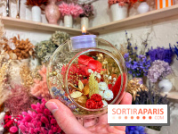 Atelier bougeoir fleurs séchées