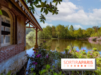 La réserve Naturelle des Etangs de Bonnelles, son pont kiosque, temple de l'amour et ses trésors