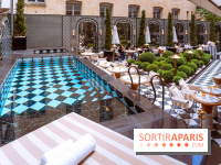 La terrasse jardin du Sax Hotel avec piscine - les photos