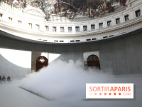 Fujiko Nakaya : nos photos de sa sculpture de brouillard à voir à la Bourse de Commerce