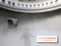 Fujiko Nakaya : nos photos de sa sculpture de brouillard à voir à la Bourse de Commerce