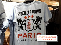 Pop-up store System of a Down à Paris - nos photos