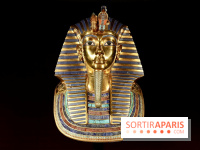 Le masque de Toutânkhamon sur fond noir - Toutankhamon : son tombeau et ses trésors