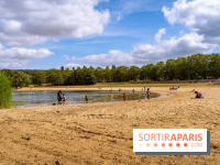 Île de loisirs du Val de Seine dans les Yvelines, plage, baignade et activités - photos