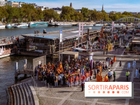 Défilé flottant sur la Seine : le Jal Yatra à Paris, les photos
