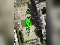 "Qui Croire", Anamorphose végétale, 3D, Parvis de l'Hôtel de Ville de Paris