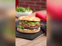 Un burger à l'agneau gallois chez Red d'Hippo