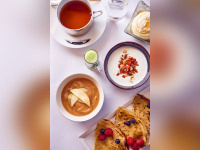 Petit déjeuner "healthy" au Royal Monceau