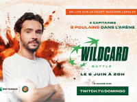 La Wildcard Battle : le show Twitch de Domingo à vivre en direct depuis Roland-Garros le 6 Juin