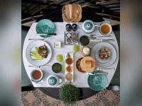 Le petit déjeuner gluten et lactose free du Shangri La