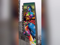 Street art : une Joconde de 50m signée Okuda dans le 13e