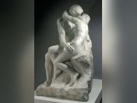 exposition Musée Rodin Paris juin 2012, exposition sculpture rodin marbre Paris 2012, exposition Rodin, la chair, le marbre 2012 | Auguste Rodin  Le Baiser  © Musée Rodin - Photo : Christian Baraja