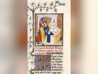 exposition Art d'Aimer BNF, Boccace, Les cleres femmes,  manuscrit, début XVème siècle.