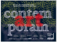 affiche 25 ans de créativité arabe à l(institut du Monde arabe