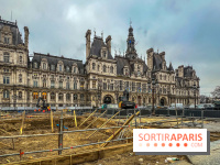 Le parvis de l’Hôtel de Ville de Paris se transforme en forêt urbaine, les premiers arbres plantés !